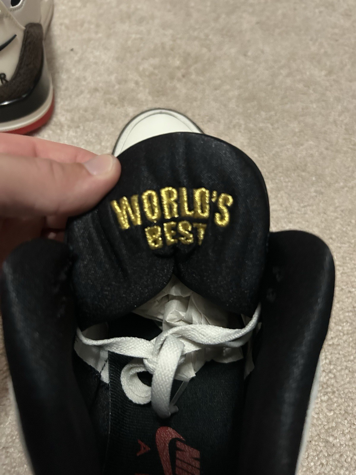 Jordan Air Jordan 3 Retro OG “World’s Best” White/Black/Red