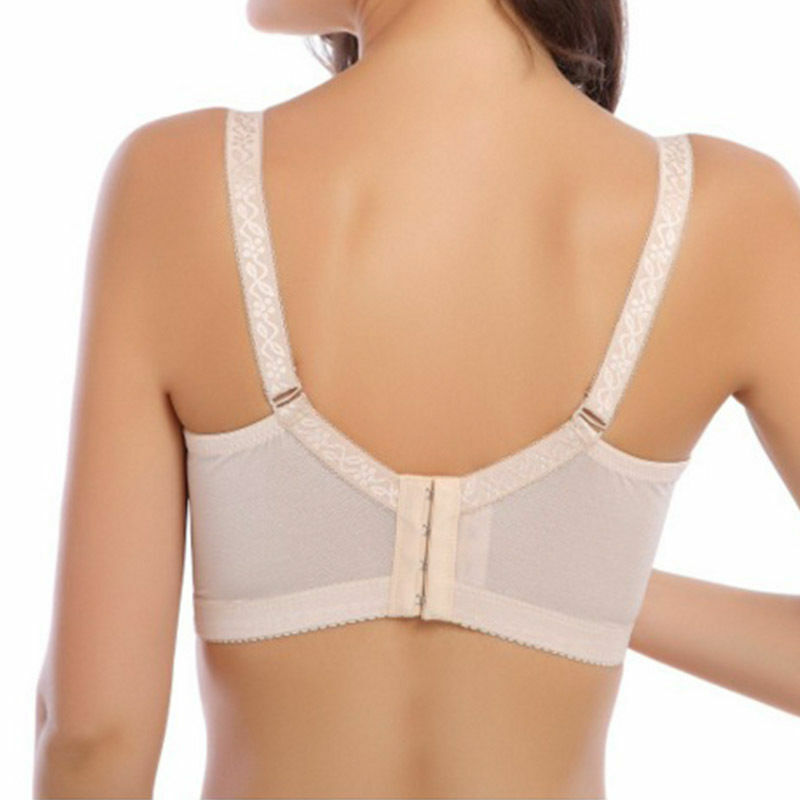 Women Push Up Bra Lace Underwire Plunge Brassiere Deep V Underwear C D DD E Cup