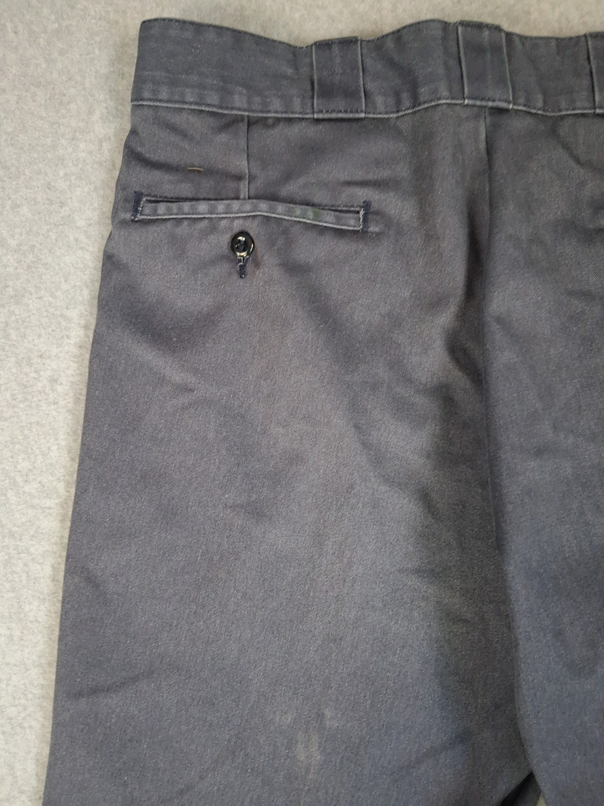 Dickies 874 Workwear Pants Mens 36×30 Navy Blue Original Fit Flex Straight Leg