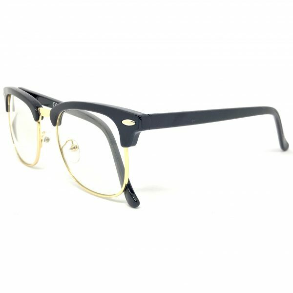 60s Retro Malcolm X Horn Rim Hipster Vintage Glasses Black – Malcom