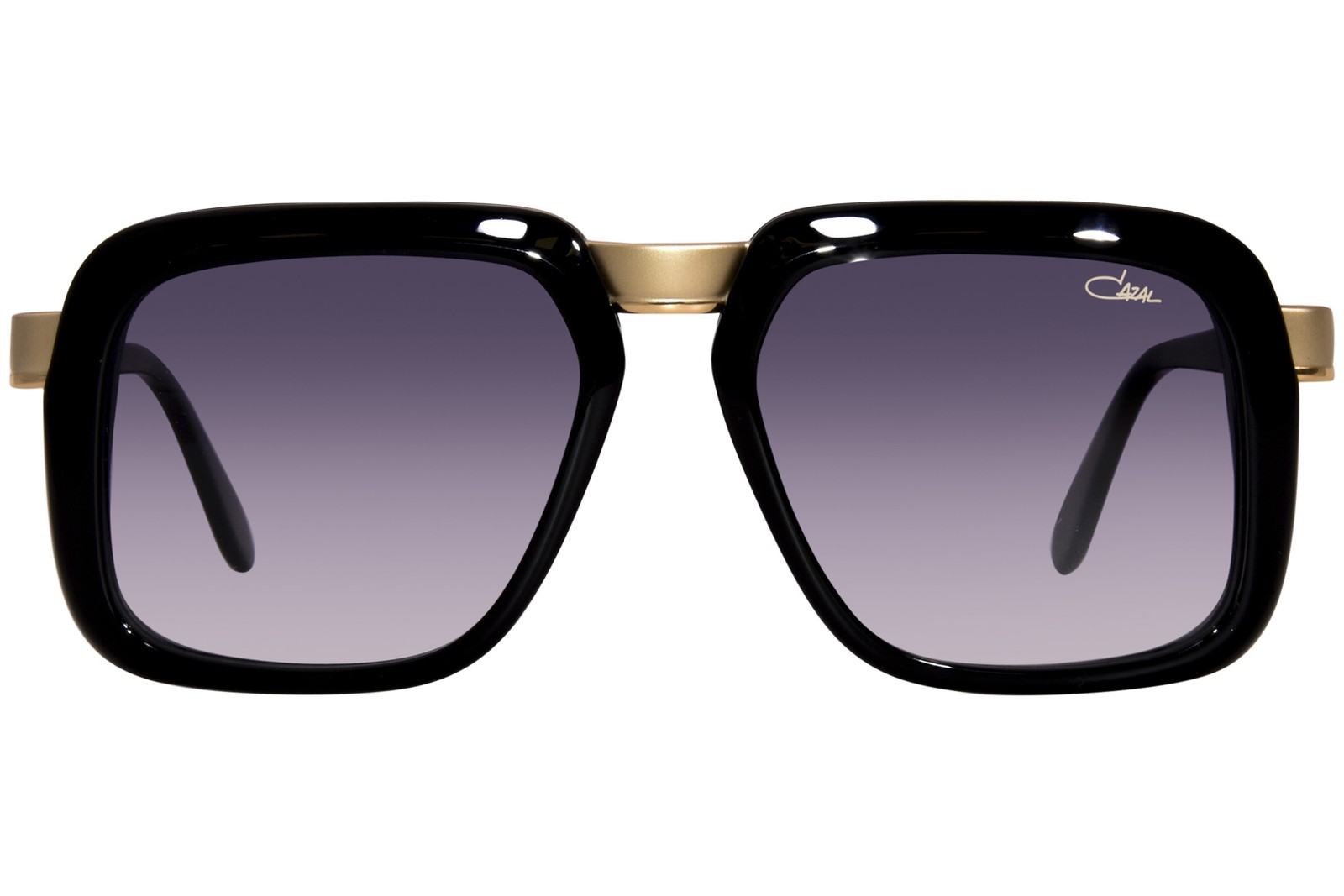 Cazal Legends 616 001SG Black/Gold Retro Fashion Sunglasses 56mm