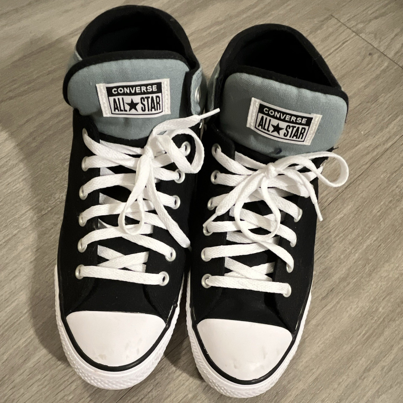 Converse Chuck Taylor All Star High Top Lace-Up Sneaker Black/White/Gray