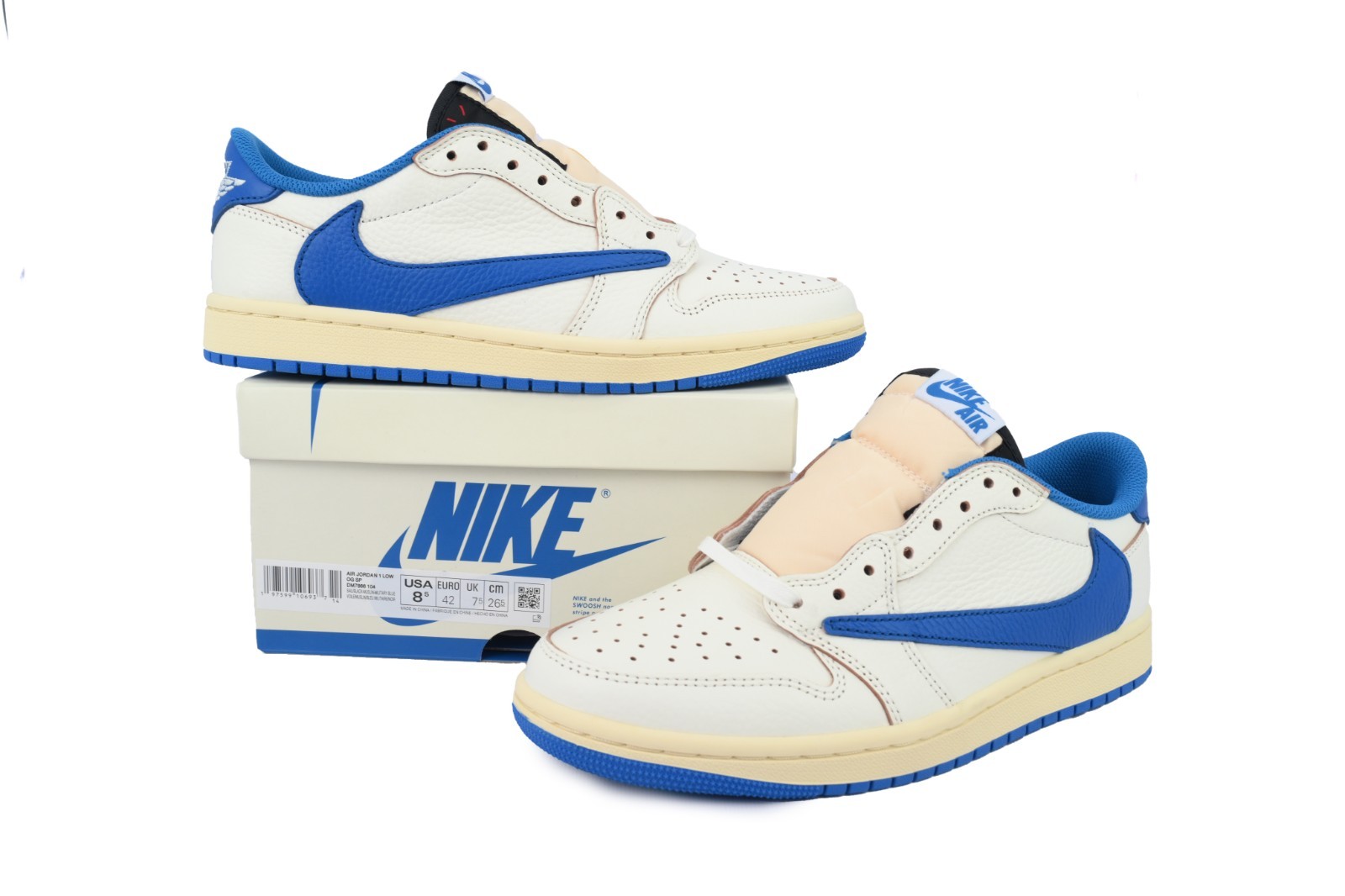 New Fragment Design x Travis Scott x Air Jordan 1 Retro Low DM7866-104