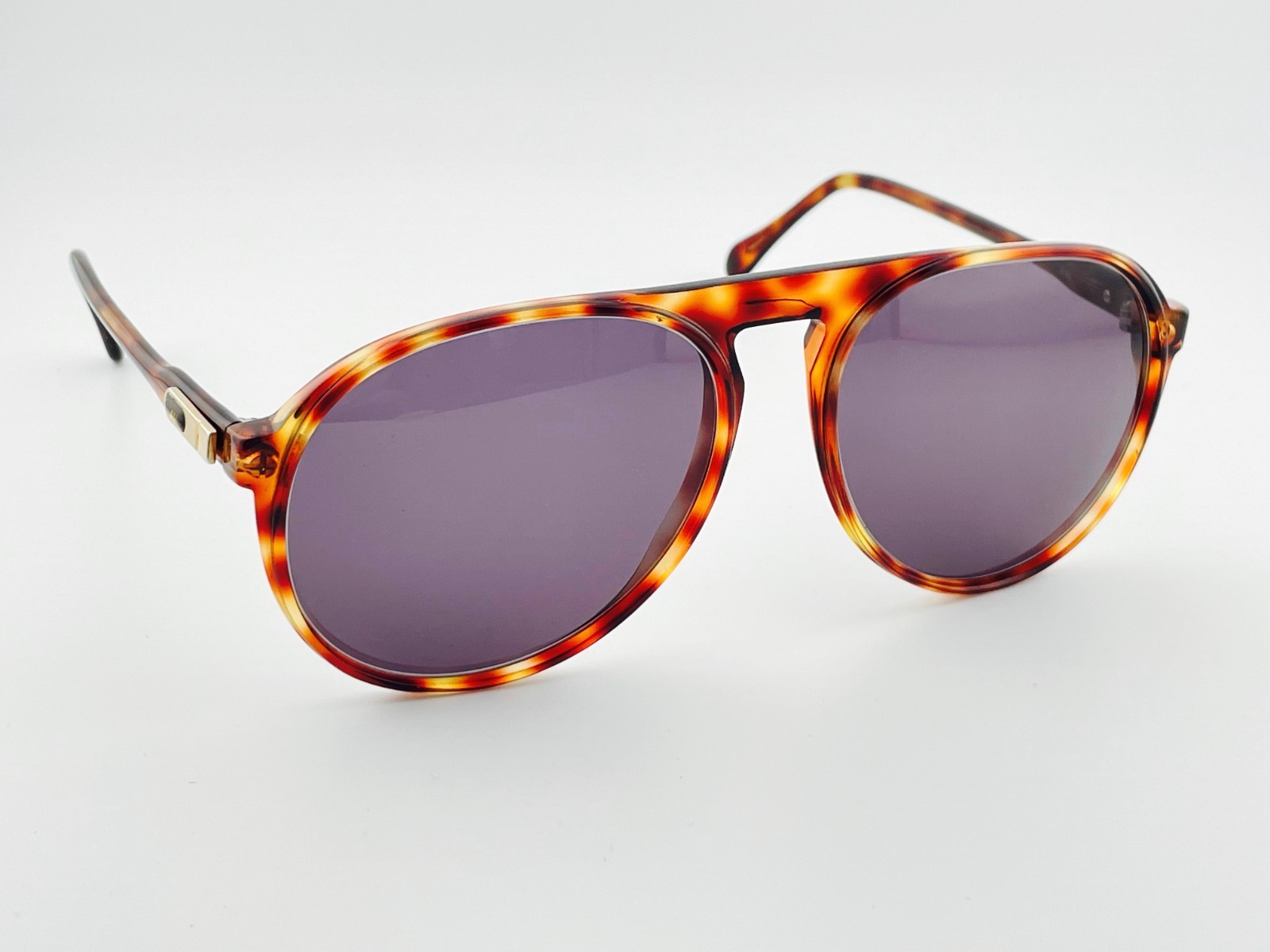 CAZAL 617 col 133 mocha amber sunglasses W. Germany LARGE new lenses, case