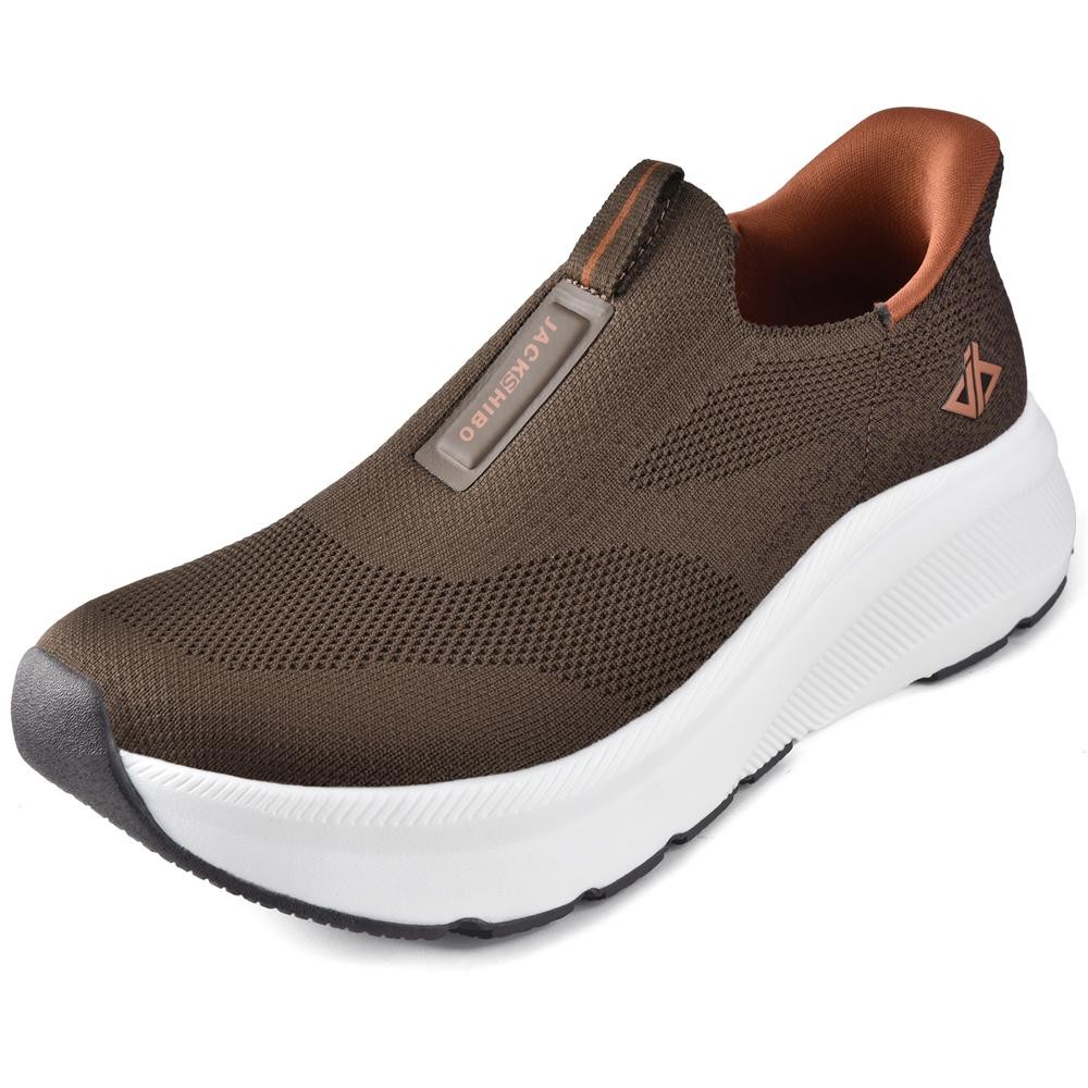 Men’s Slip in Shoes Wide Toe Box Arch Support Orthopedic Sport Walking Sneakers