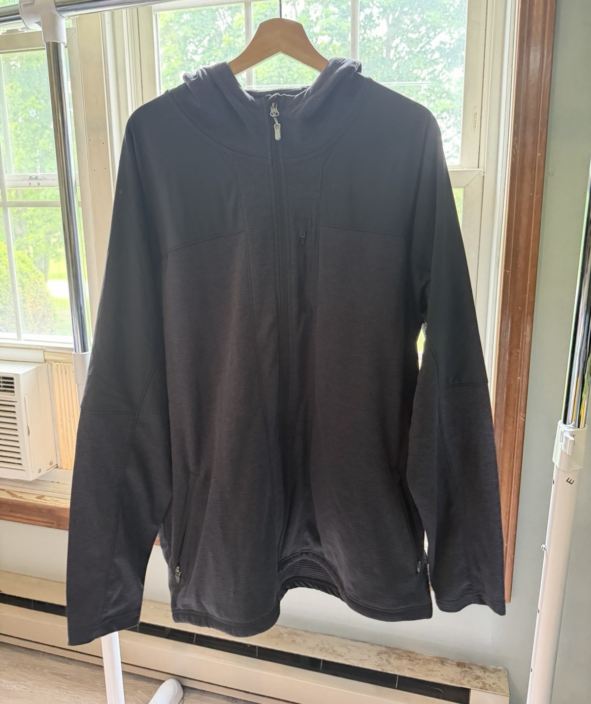 Marmot Men’s 2XL Black Full Zip Hooded Hoodie Sweatshirt Long Sleeve