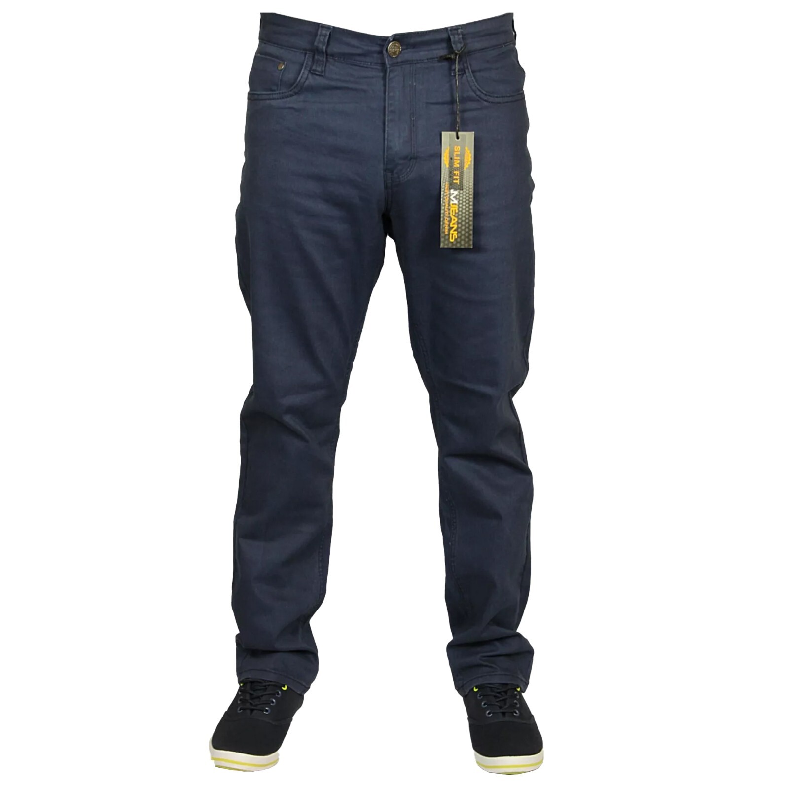 Mens Straight Leg Chino Heavy Duty Trouser Plus Size Jeans for Men, 40W to 60W