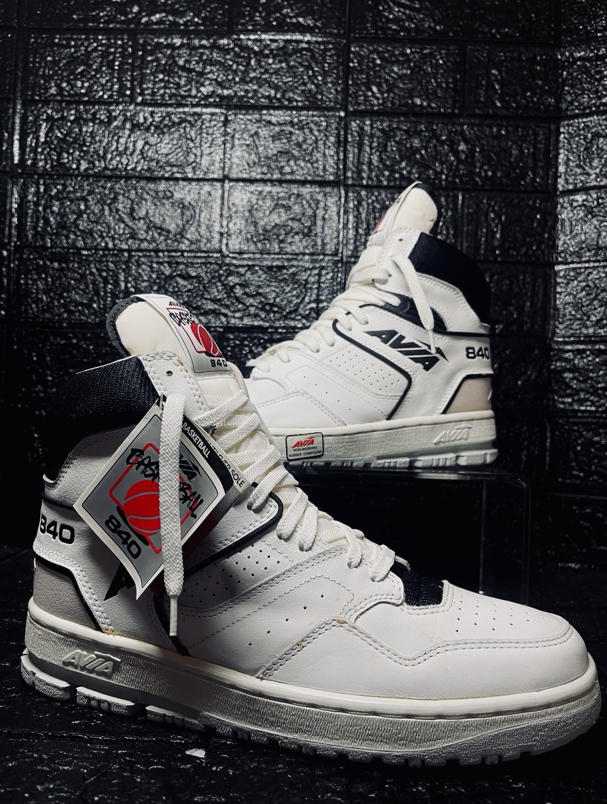 1987 Avia 840 Hi Basketball Sneakers Sz M/10.5