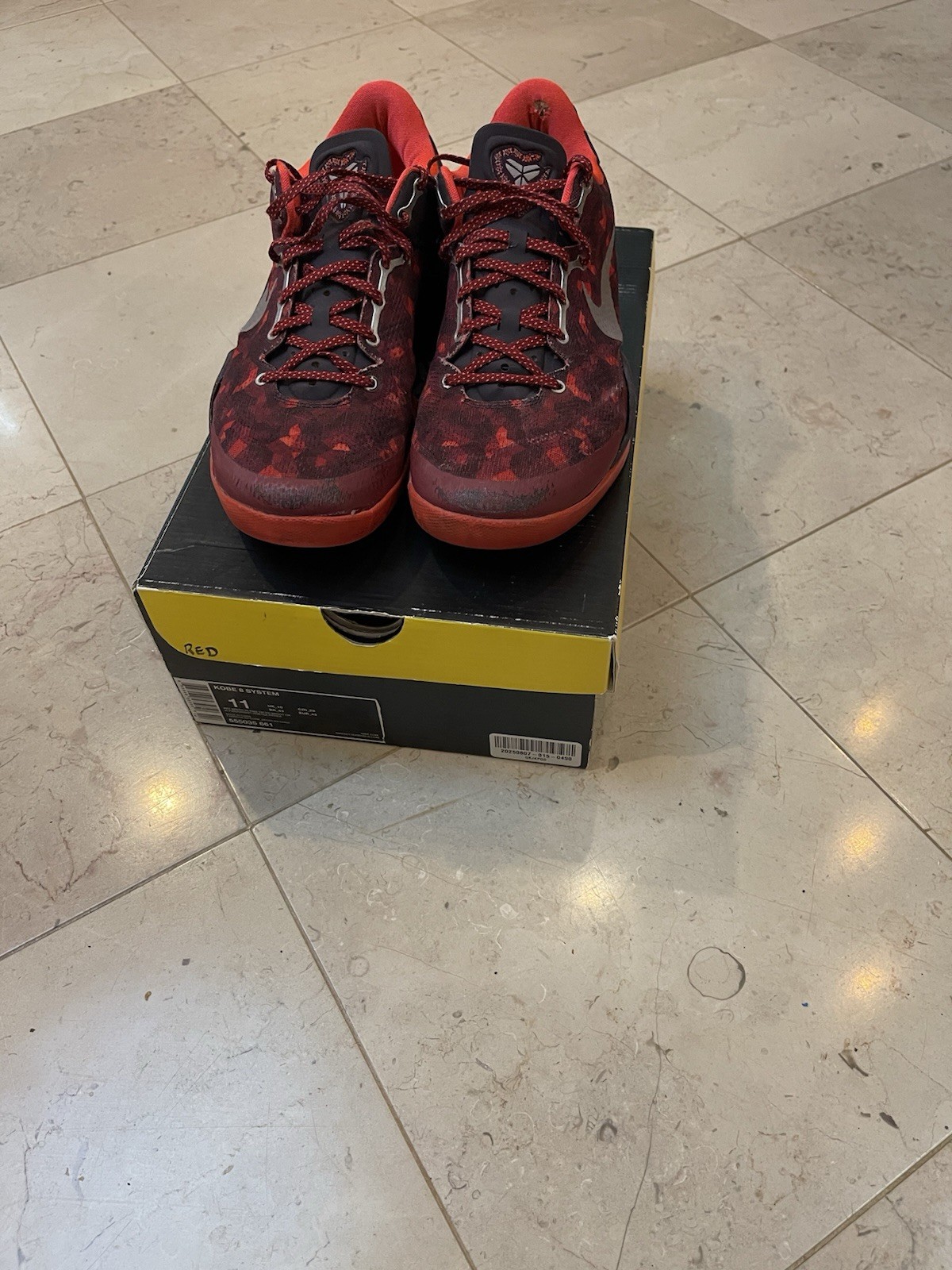 Nike Kobe 8 System Low Top “Year of the Snake” 2013 Red 555035-661