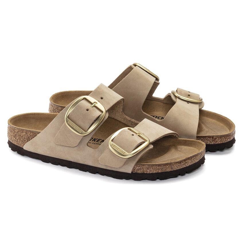 Birkenstock Arizona Big Buckle Nubuck Leather Sandals Narrow Width – Sandcastle