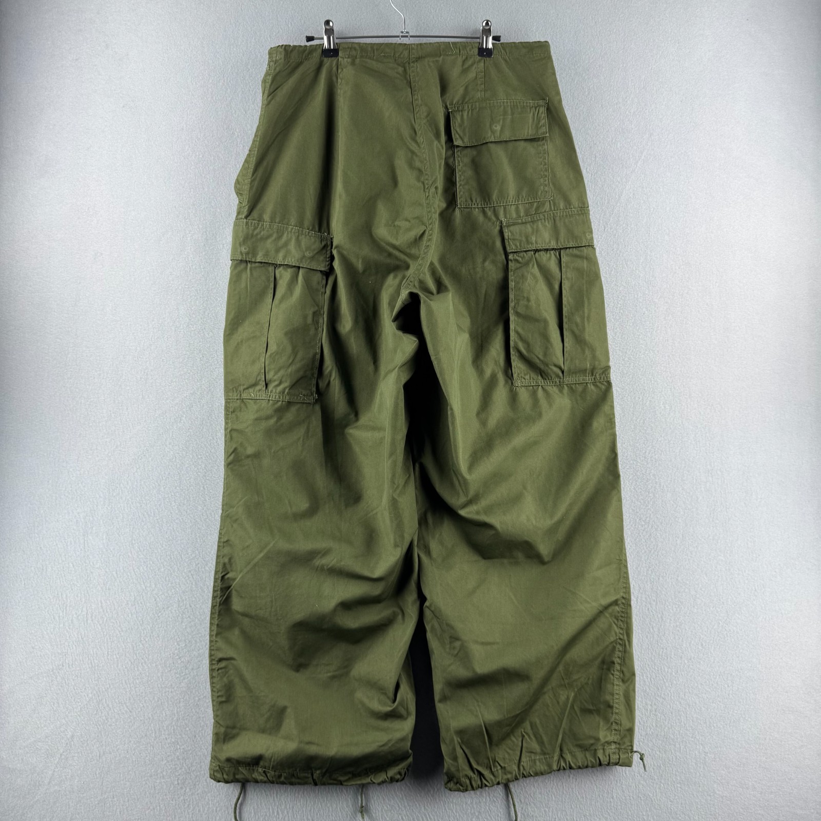 Vintage 50s Military Pants Mens Small Long Fits 33×28 M-51 Arctic Shell Baggy