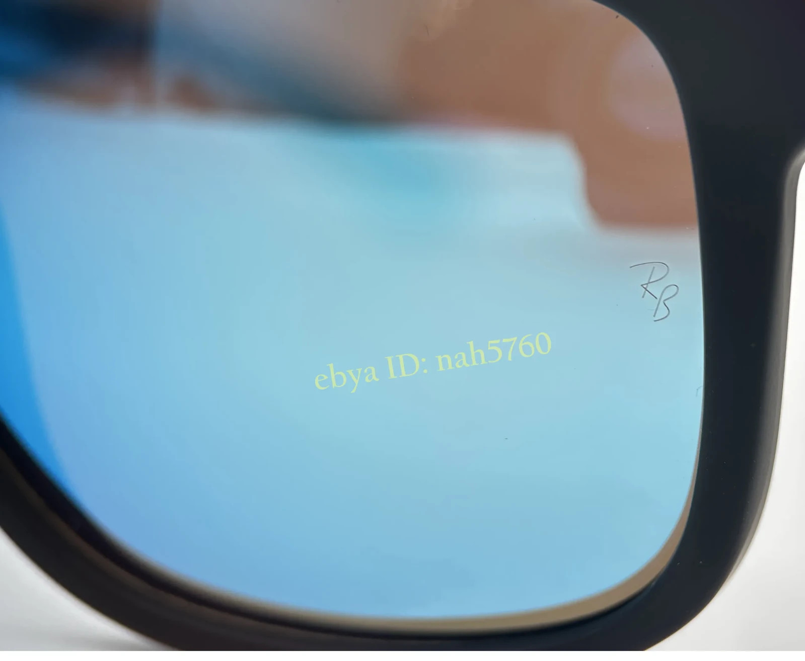 Ray-Ban Justin RB4165 Polarized Sunglasses 54mm Blue Mirror Lens Black UV400