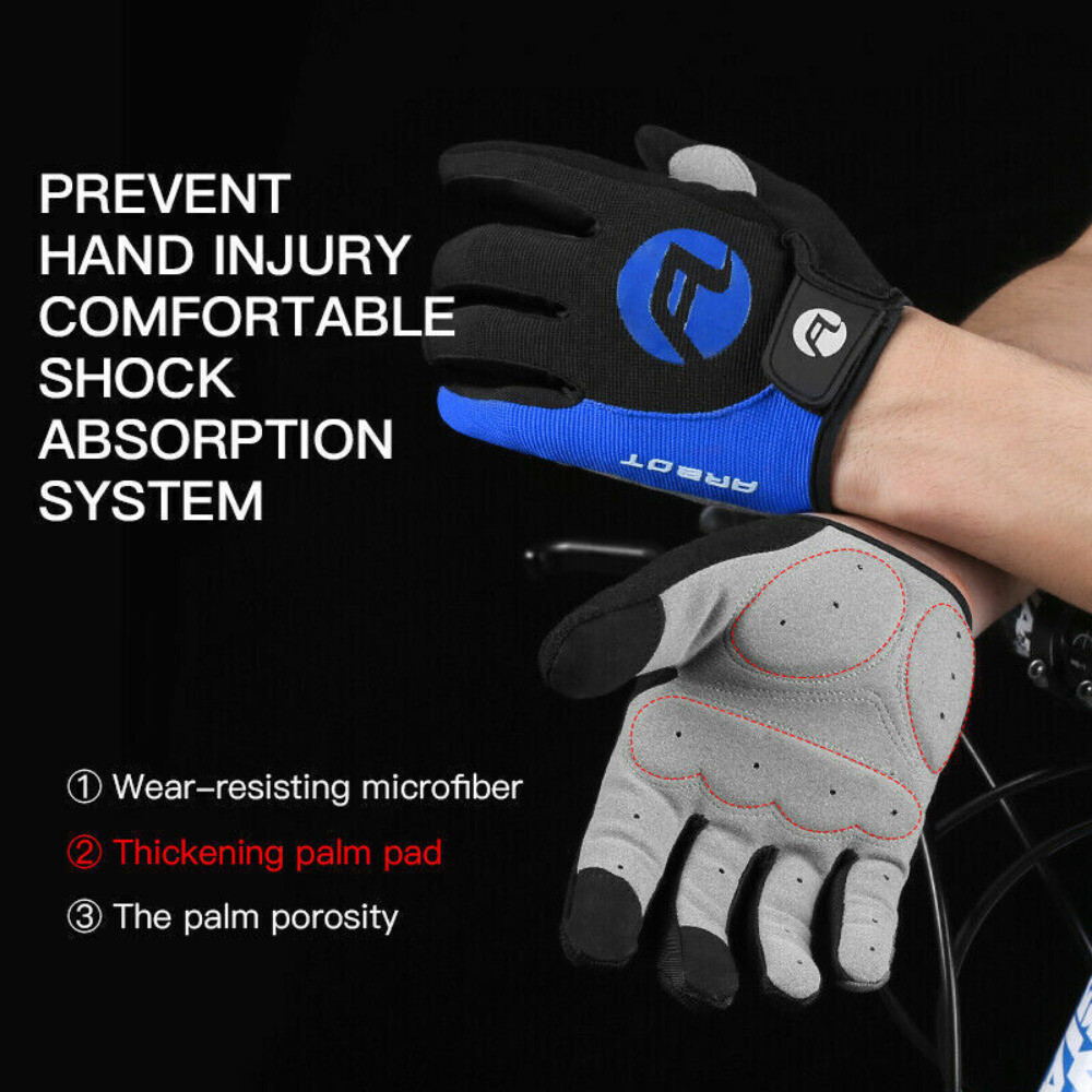 Men Full Finger Work Out Gym Gloves Sport Weight Lifting Exercise Fitness Gloves