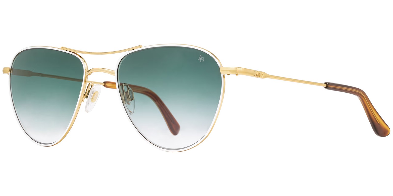 American Optical Sebring Women’s Aviator Sunglasses w/ AOLite Nylon Lens – USA