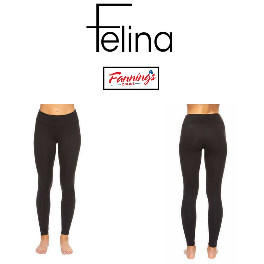 2 PACK Felina Ladies’ Suede Legging Wide Flattering Waistband F54