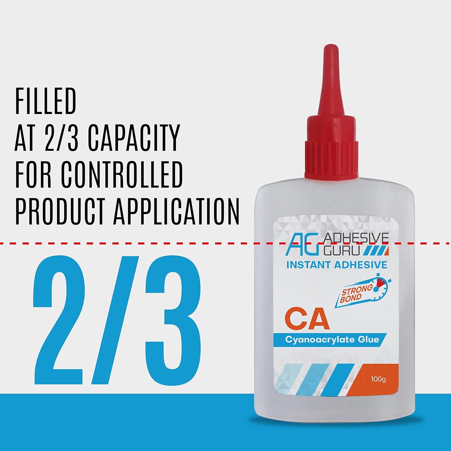 Adhesive Guru CA Glue with Activator (1.7 oz 1 Pack, & Kit