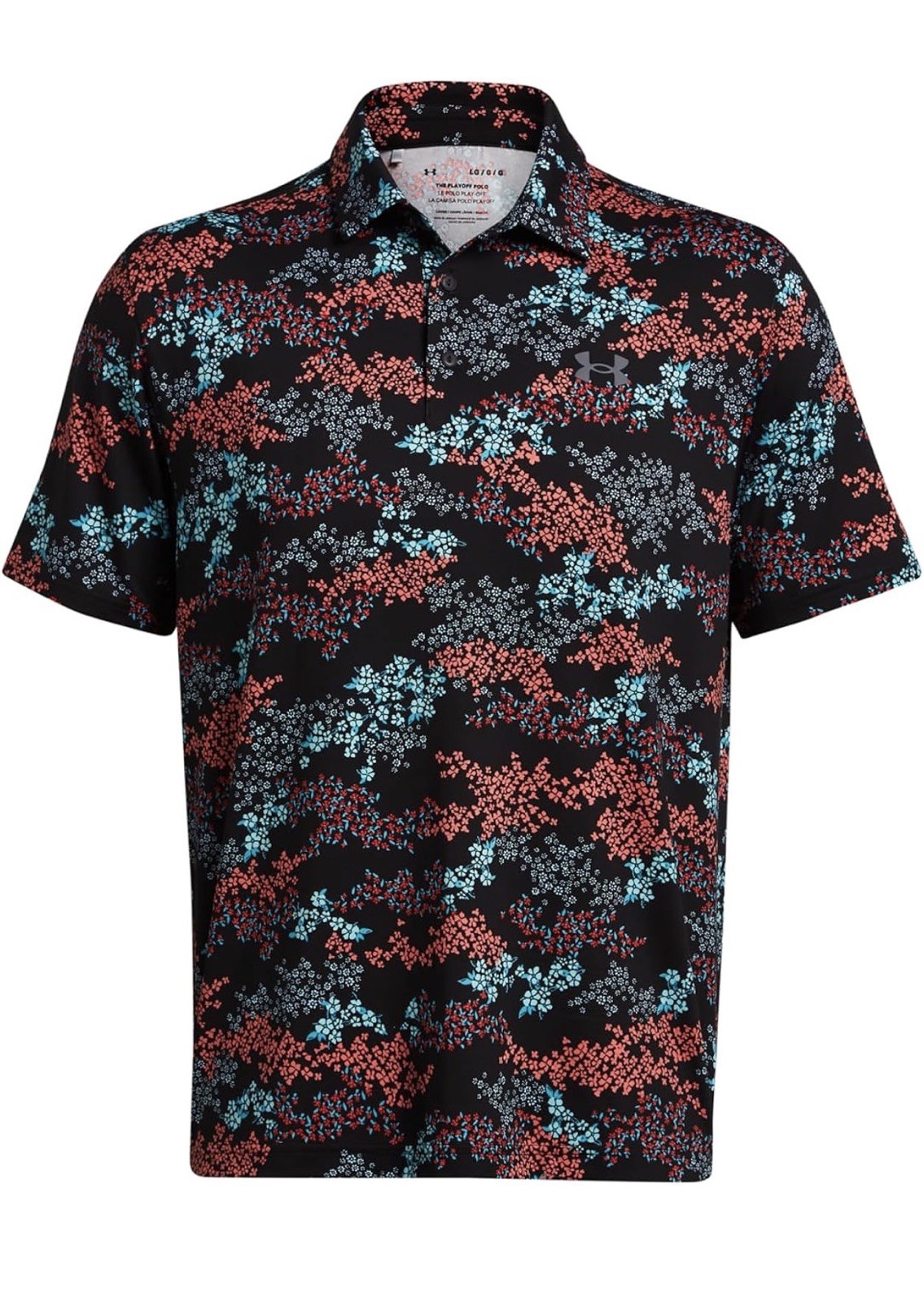 NWT Under Armour Mens ISO Chill hydro Printed Playoff Polo XL Rare! Multi color