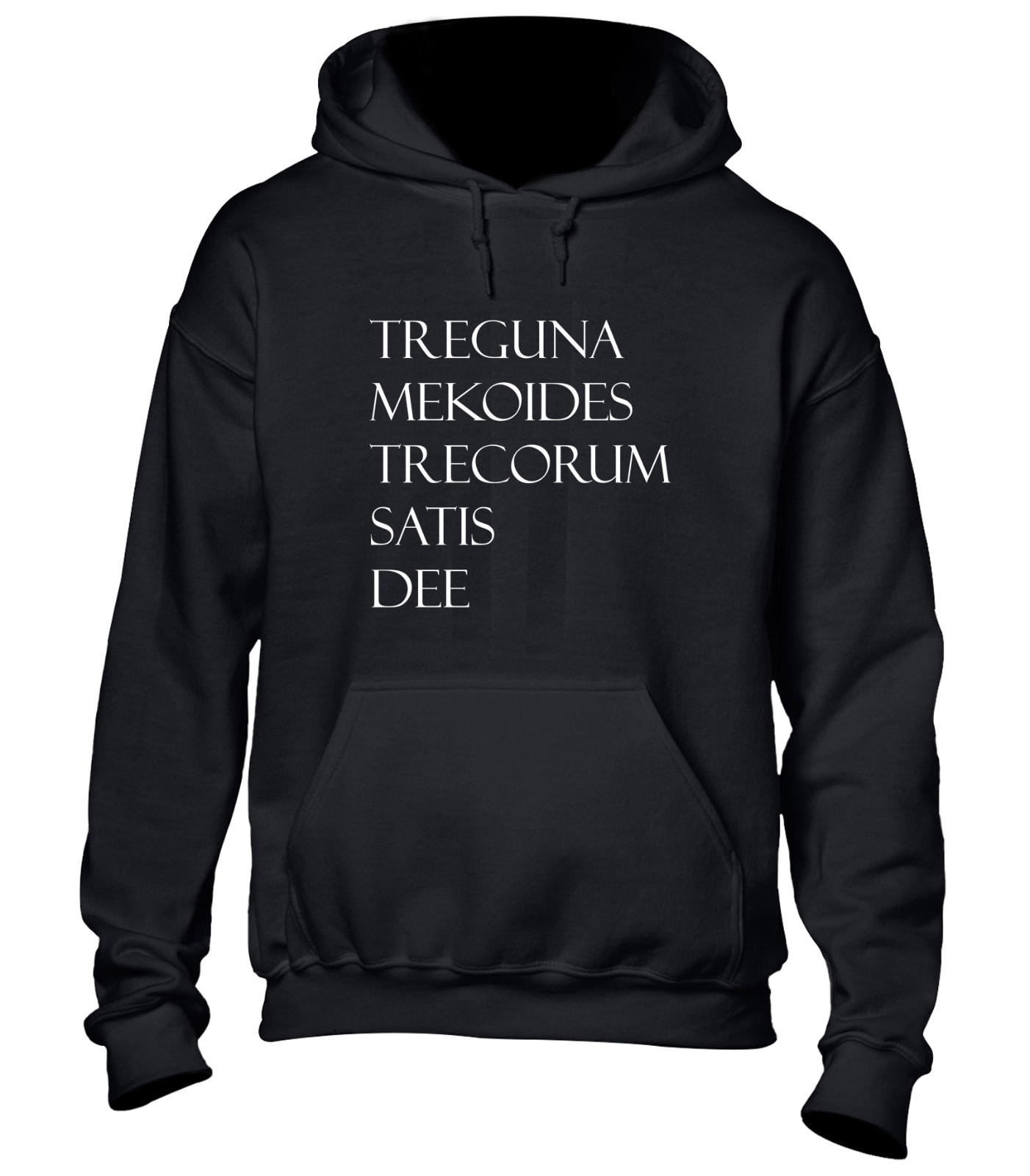 TREGUNA MEKOIDES HOODY HOODIE COOL MAGIC SPELL RETRO COMEDY FUNNY FILM TOP