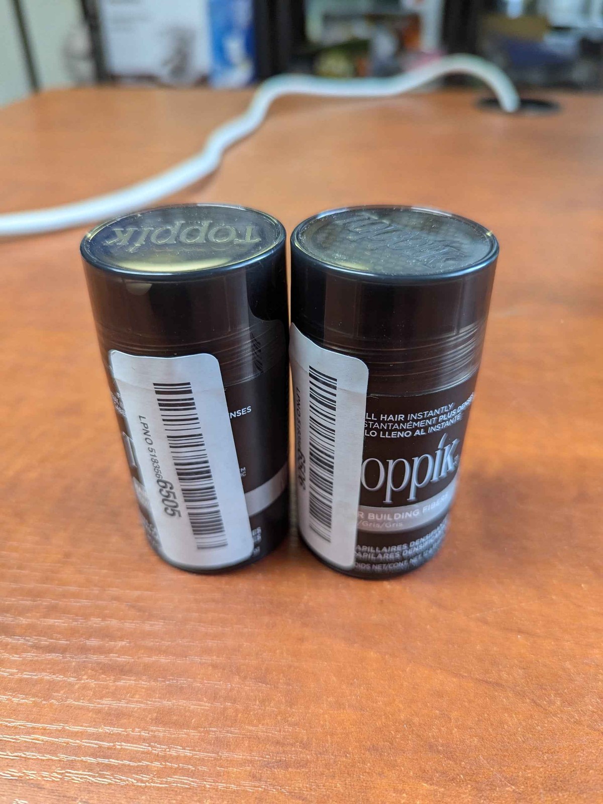 Toppik Hair Building Fibers, Gray, 0.42 oz – 2 Pack