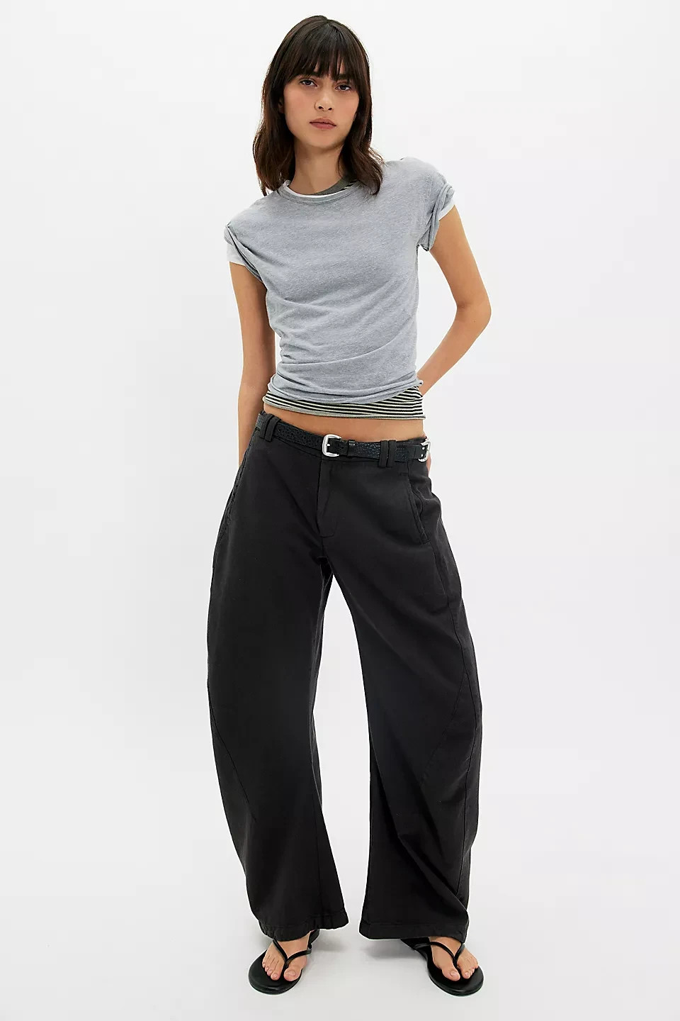 Free People – Spotlight Washed Barrel Chino Trousers NWT