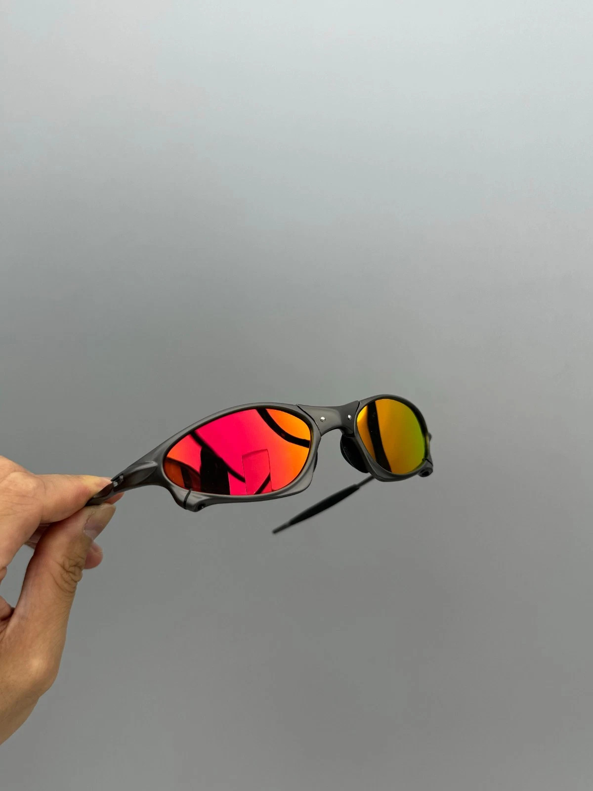 Oakley Penny & Juliet X-Mental Sunglasses Gray Frame/Ruby Lens