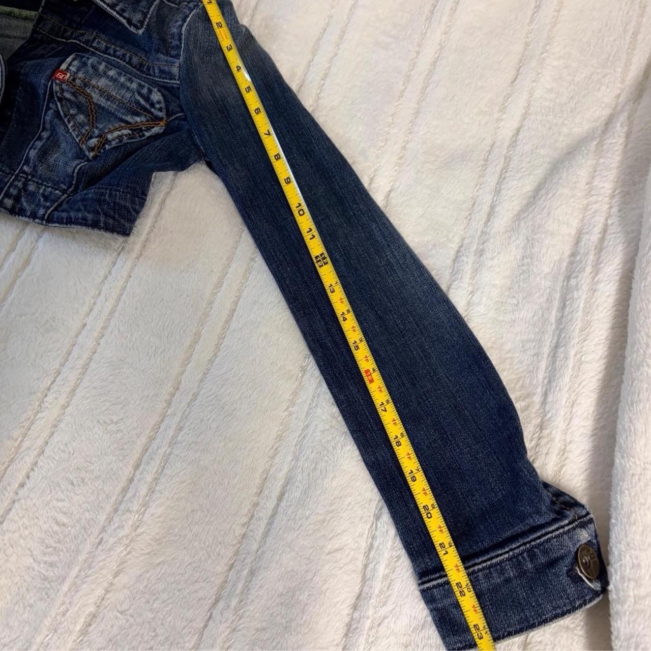 Vintage Miss Sixty Cropped Denim Jacket Rare Women’s Size S Y2K 90s