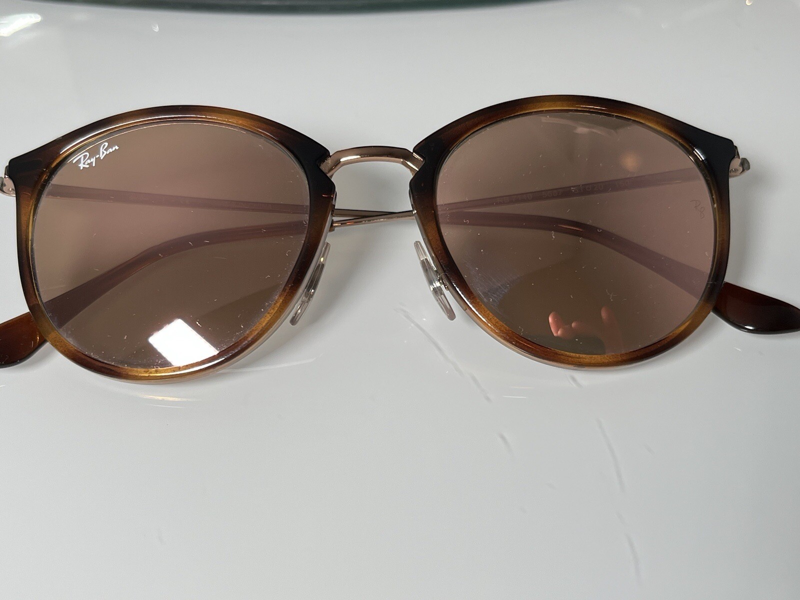 Authentic Ray-Ban RB2447 Mirrored Sunglasses | 51-20-150