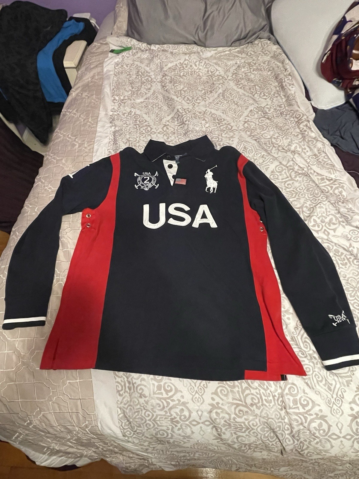 Polo Ralph Lauren Snow Challenge Cup Rugby Men’s Large