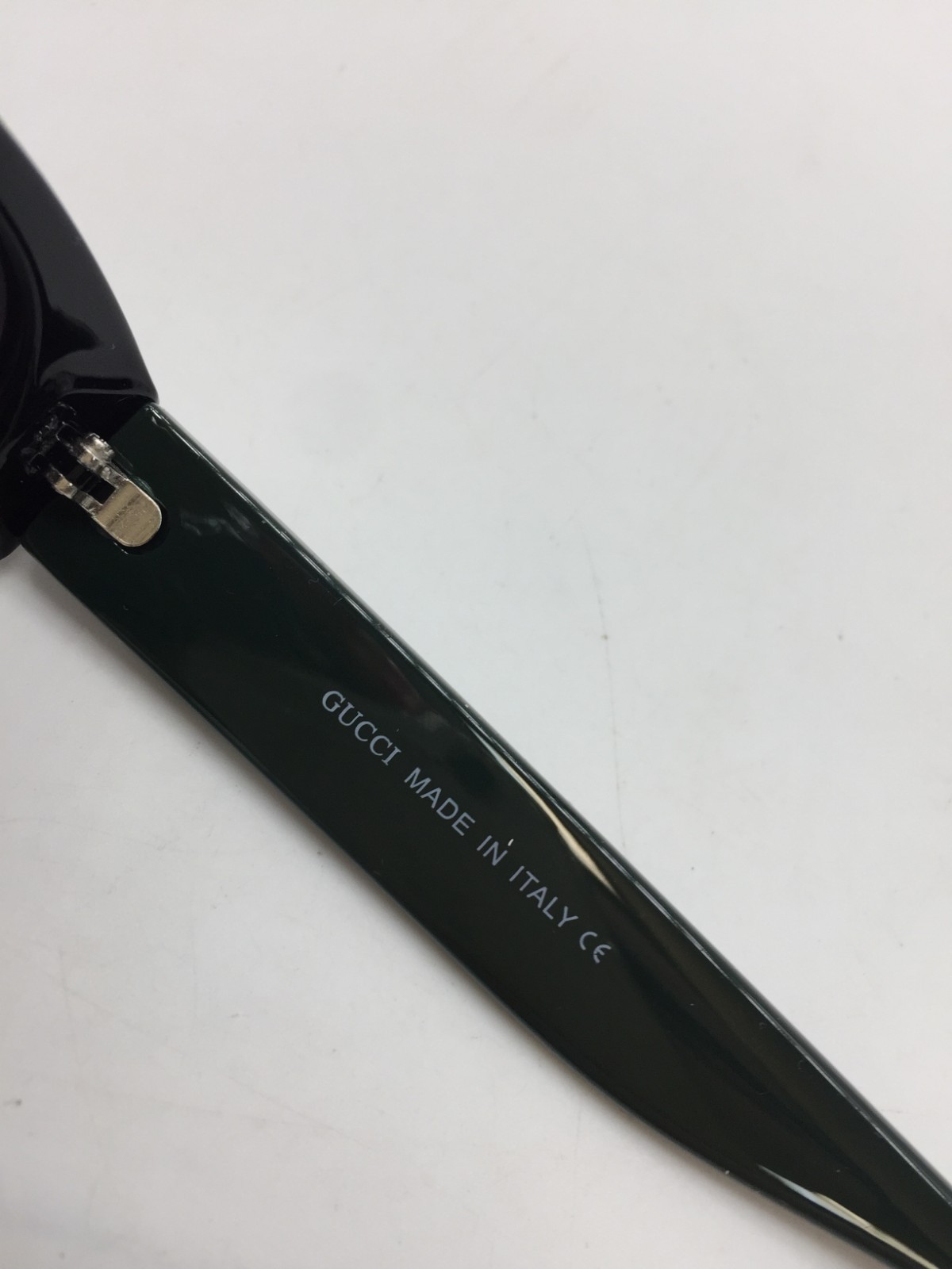 Gucci Black Full Rim Frame Designer Sunglasses 53-20-140 Grey Lenses
