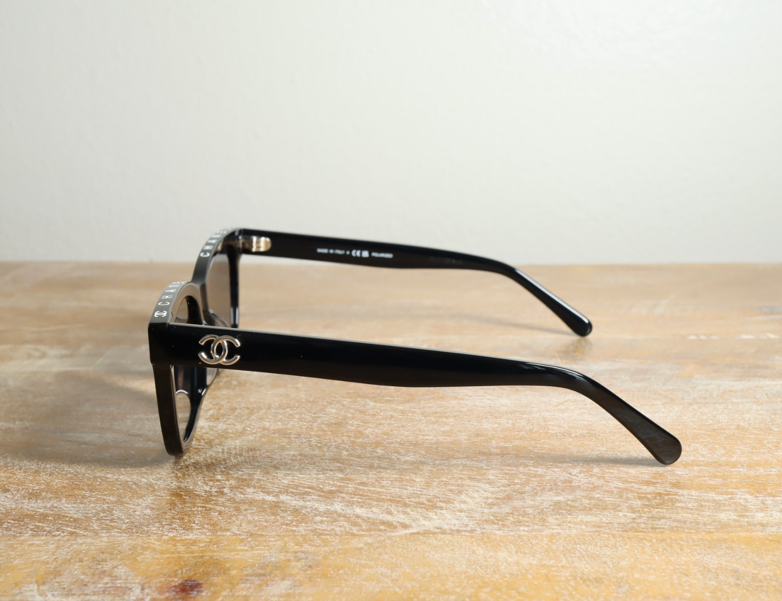 CHANEL 5417 Urban Vintage Square Sunglasses 54mm Black/Gray Lens 100% UV