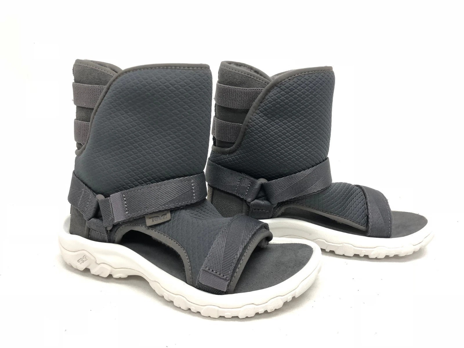 UGG/TEVA COLLAB Dark Gray SHEEPSKIN SPORTY HYBRID BOOT SANDAL 1018220U SZ M5/W7