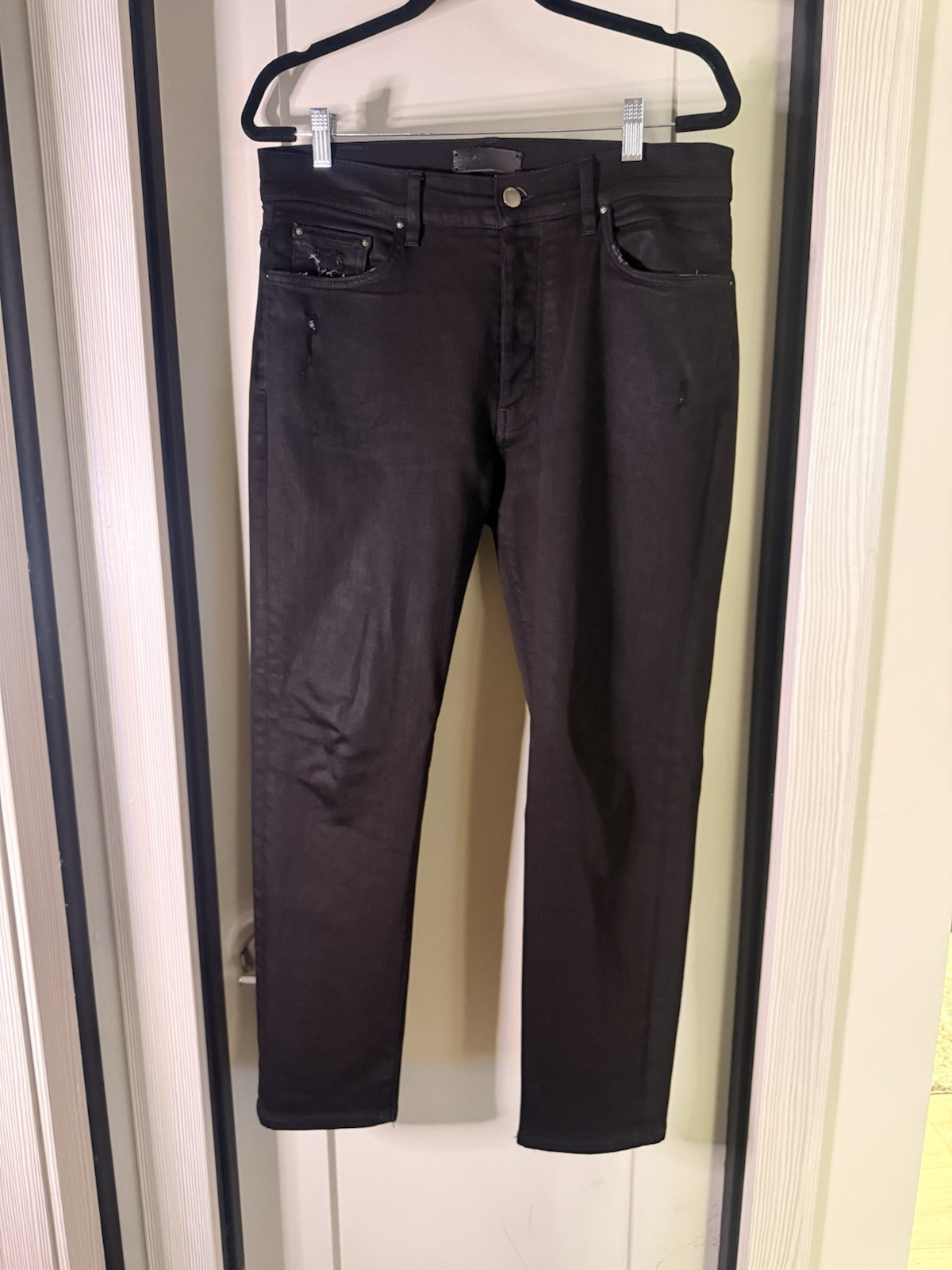 AMIRI Black MX1 Skinny Jeans Size 32 Made in USA