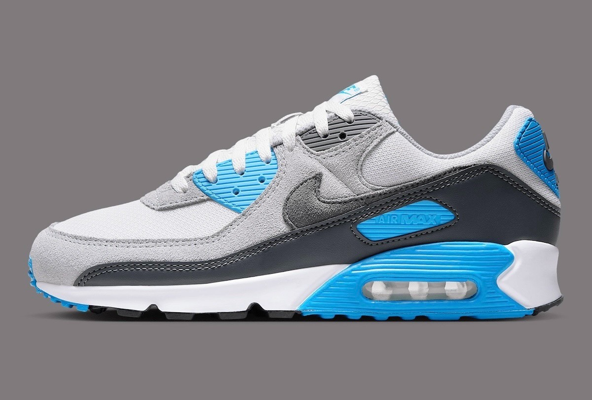 Nike Air Max 90 Shoes Platinum Tint Iron Grey DM0029-019 Men’s Multi Size NEW