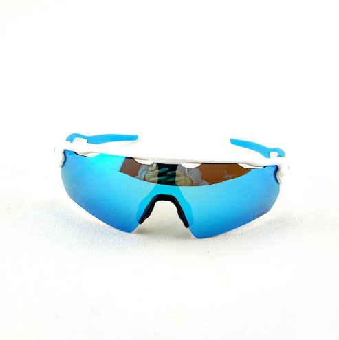 NEW Oakley Radar EV Patn Sunglasses White Frame Blue Prizm Lenses OO9208