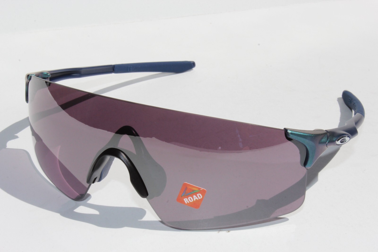 OAKLEY EvZero Blades Sunglasses Silver Blue Shift/Prizm Road Black OO9454-19 NEW