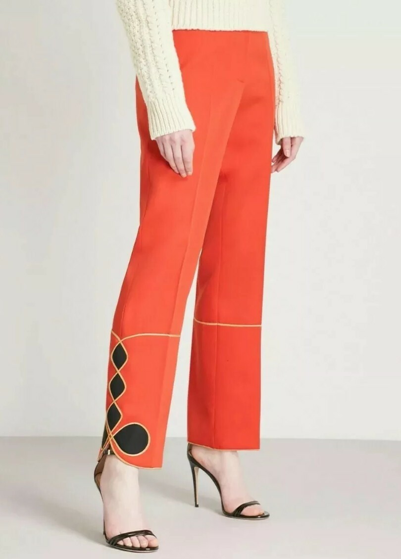 Calvin Klein 205W39NYC By Raf Simons Trouser Orange Size Ita 40 uk 8