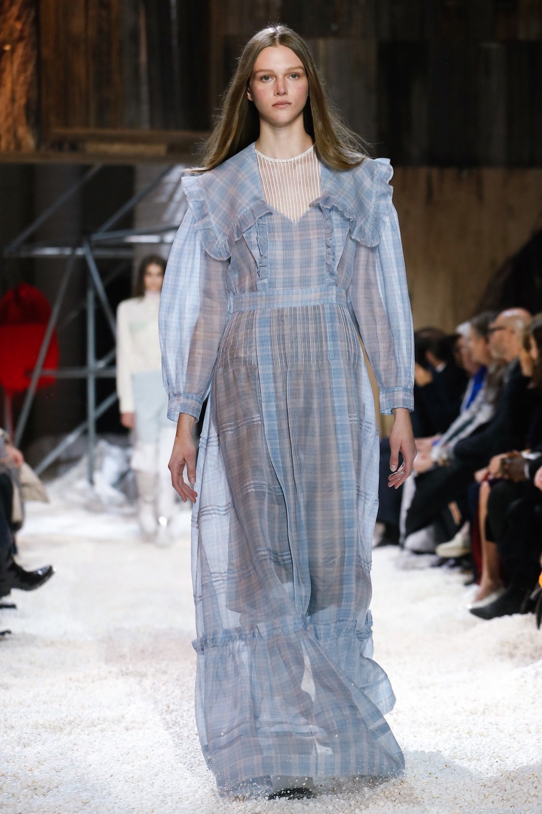 Calvin Klein 205W39NYC by Raf Simons AW18 Fall 2018 Organza Prairie Dress IT 46