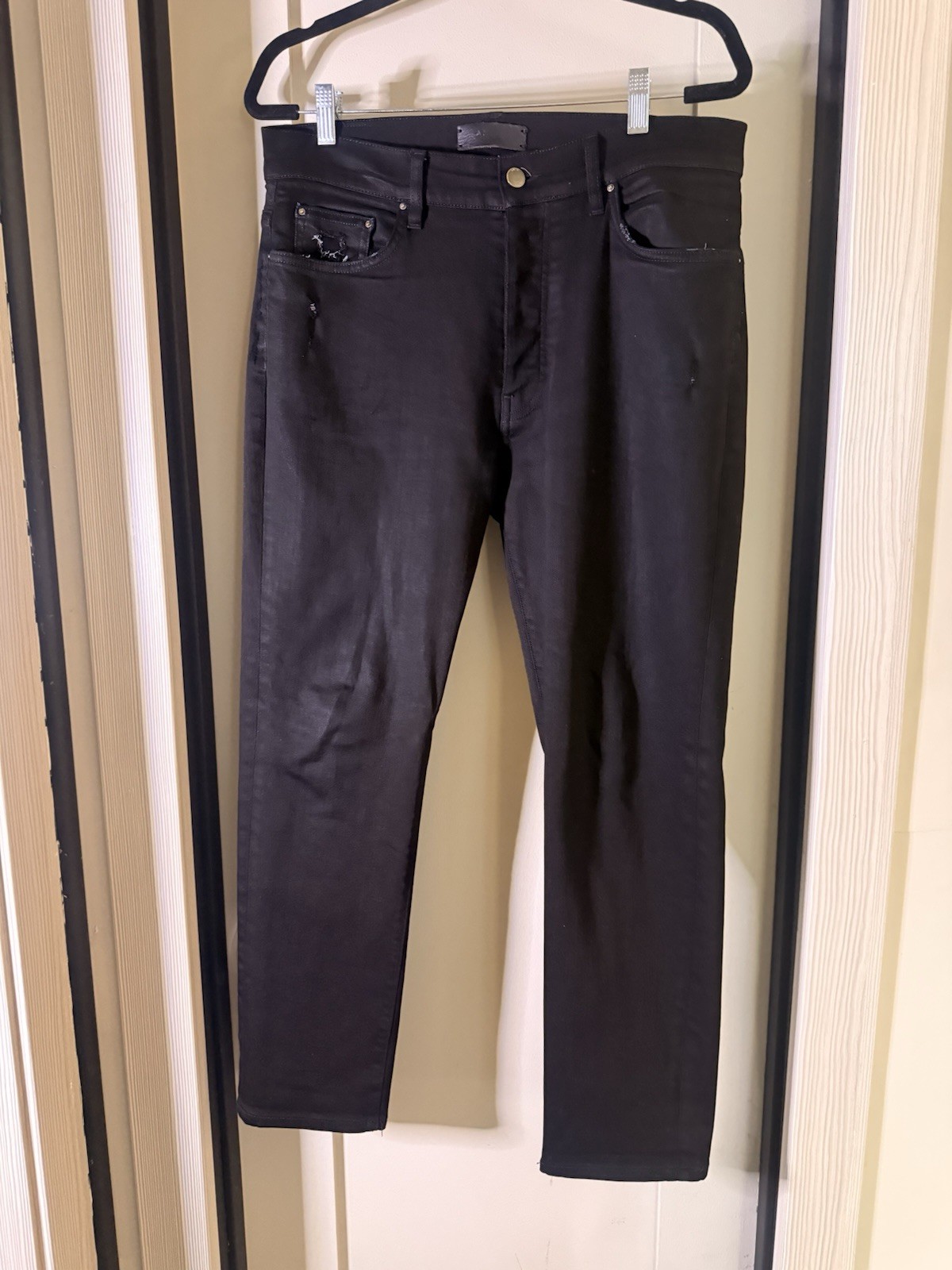 AMIRI Black MX1 Skinny Jeans Size 32 Made in USA