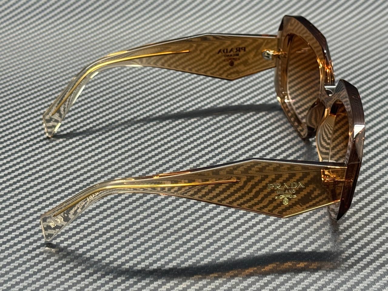 PRADA PR B23S 28E50S Chocolate Brown Gradient Women’s 54 mm Sunglasses