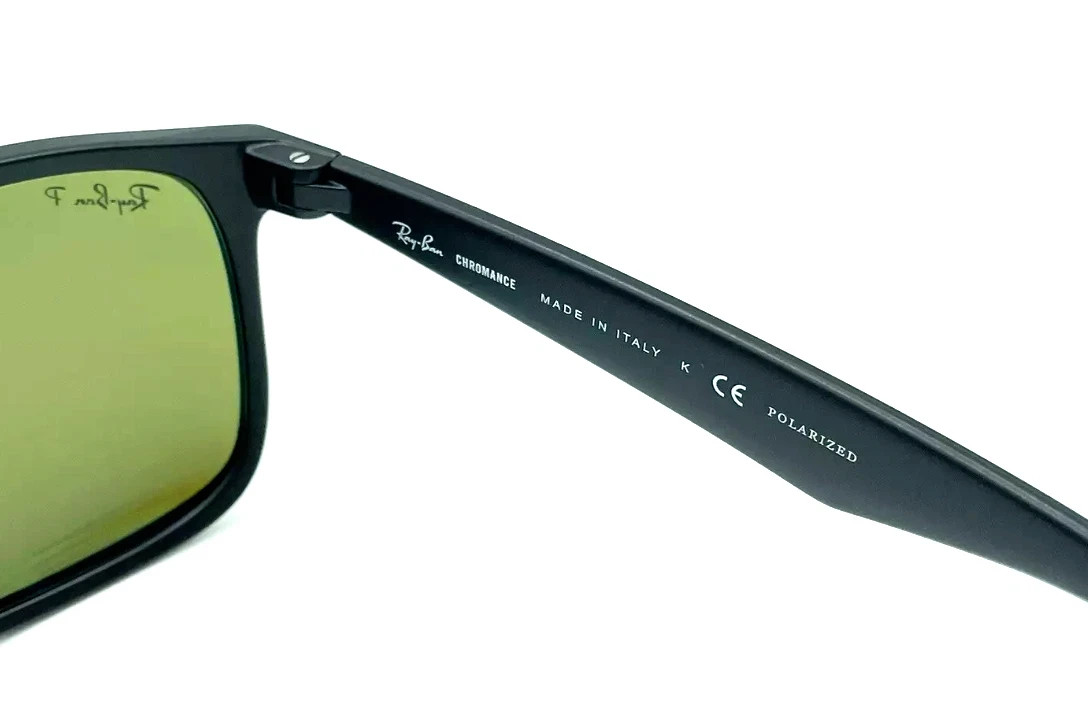 New Ray-Ban RB 4264 601-S/A1 58-18 Blue Mirror Polarized CHROMANCE Sunglasses