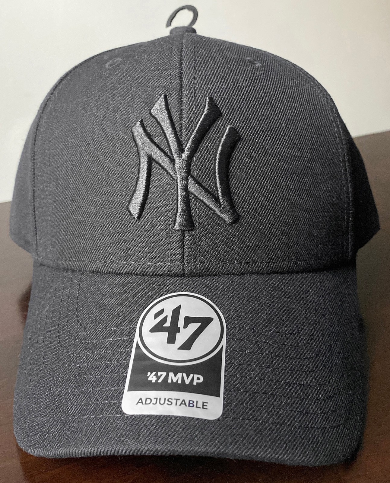 NEW 47 Brand Official New York Yankees Black/Black Baseball Hat