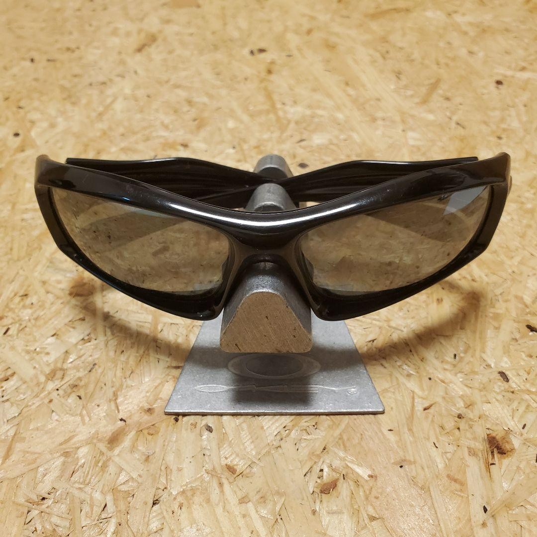 OAKLEY Monster Pup Sports Sunglasses Black Plastic Polycarbonate Lens Used