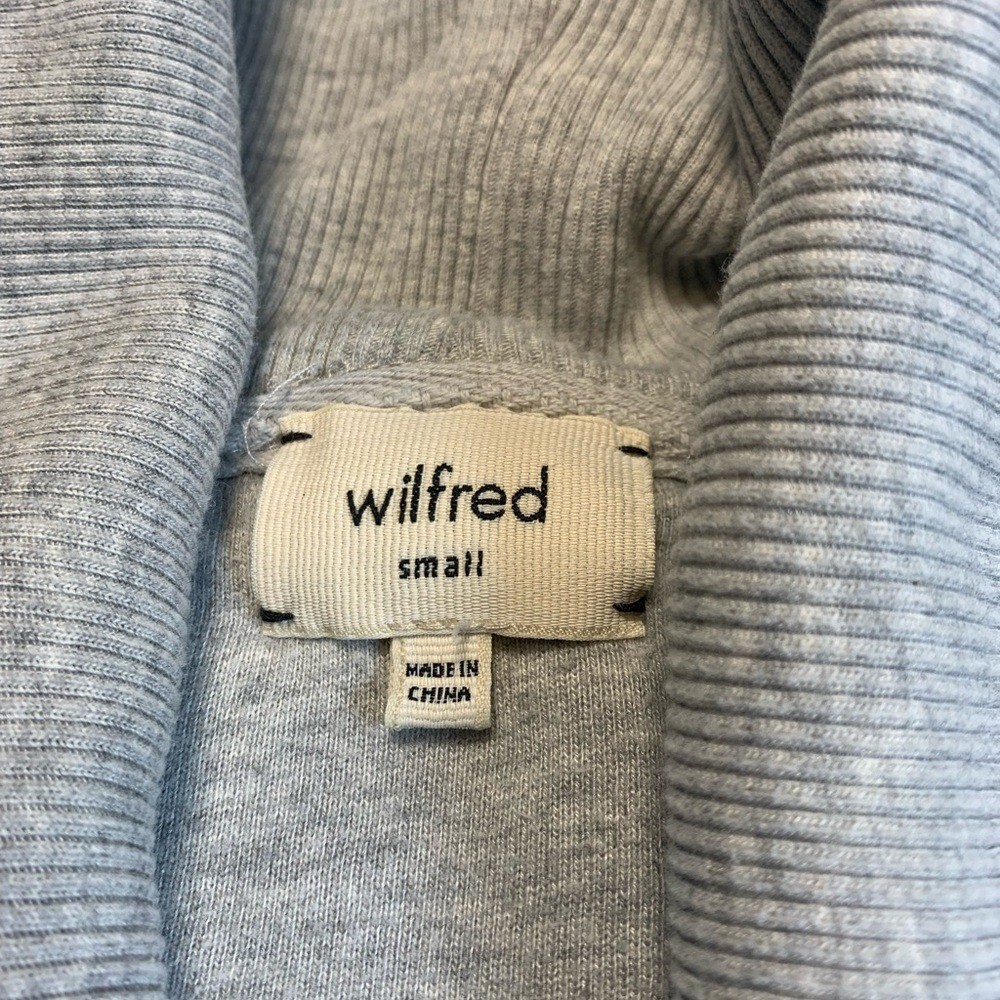 Wilfred Aritzia Grey Cocoon Cardigan Wrap – Size Small