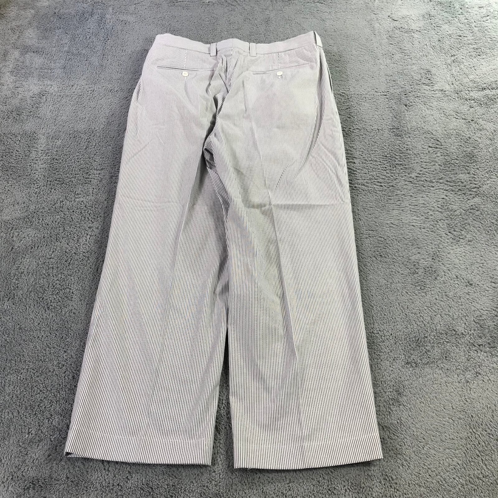 New Todd Snyder Pants Mens 34 Pleated Striped Officer Trousers Button Fly $298