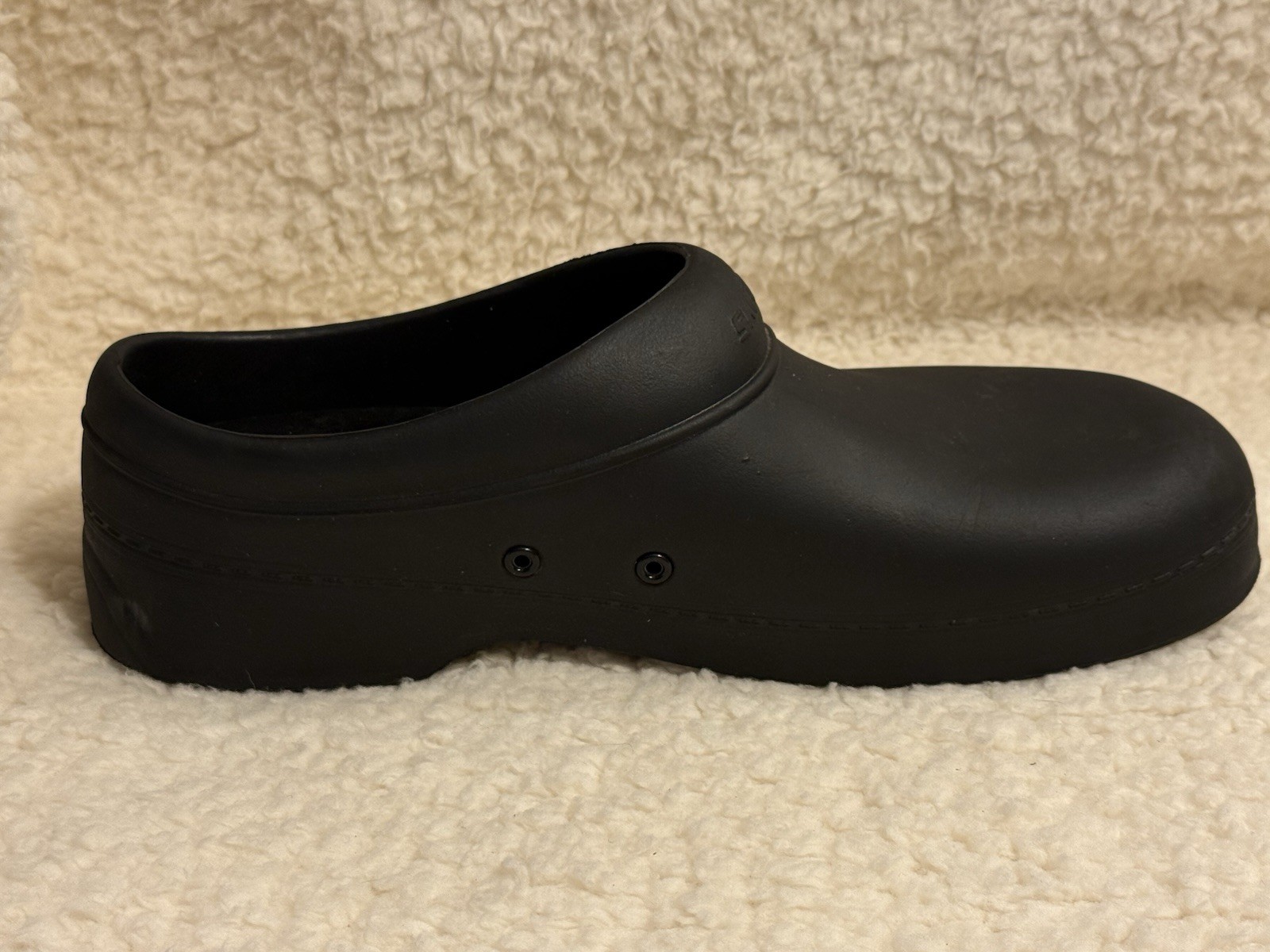 Men’s Sketcher’s Work Slip Resistance Size 12 Black Slip-on Used