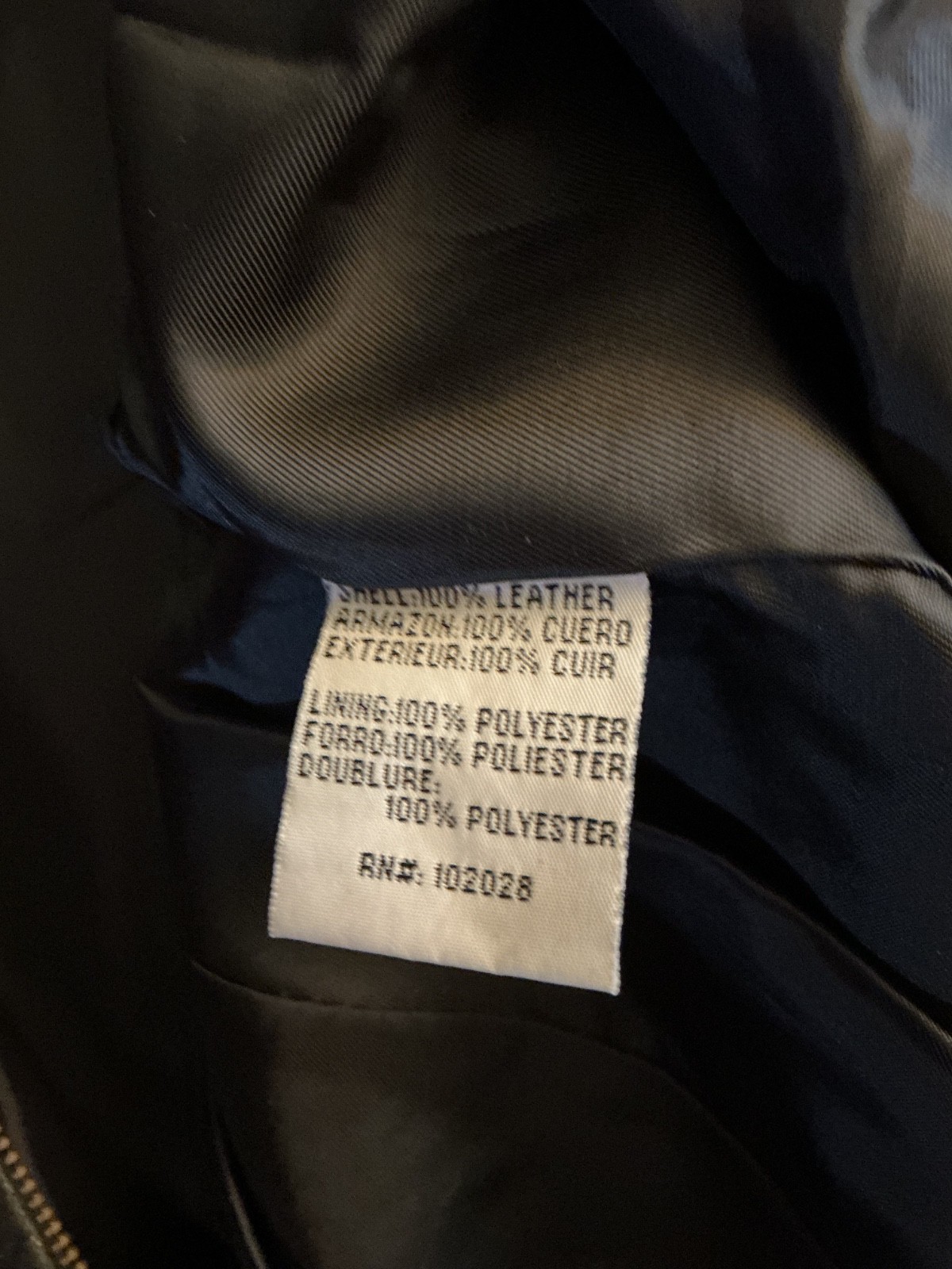 Ladies Dona Michi Black Leather Jacket – Buttery Soft – Size M