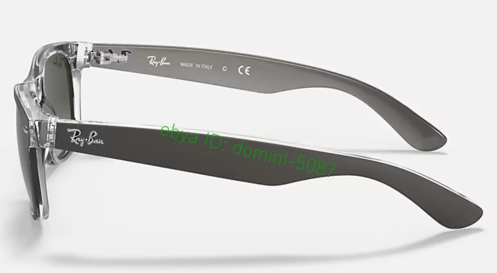 Ray-Ban RB2132 New Wayfarer Classic Sunglasses 55-18 Grey Gradient Lens UV400