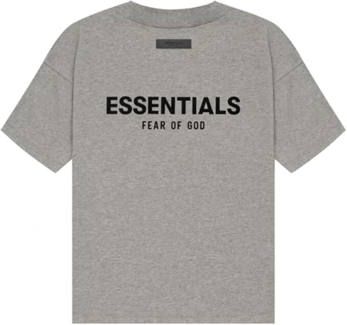 NWT FEAR OF GOD ESSENTIALS T-SHIRT SS22 “Dark Oatmeal” AUTHENTIC (SIZE XXS-XXL)