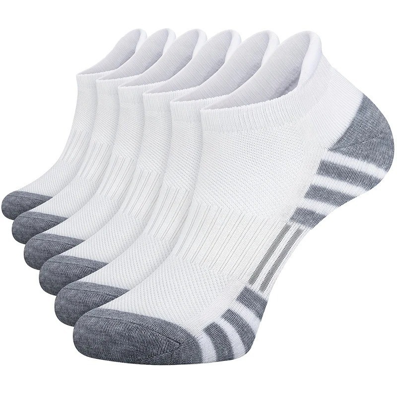 6-12 Pairs Mens Plain Solid Cotton Sports Ankle Athletic Socks Low Cut Size 9-13