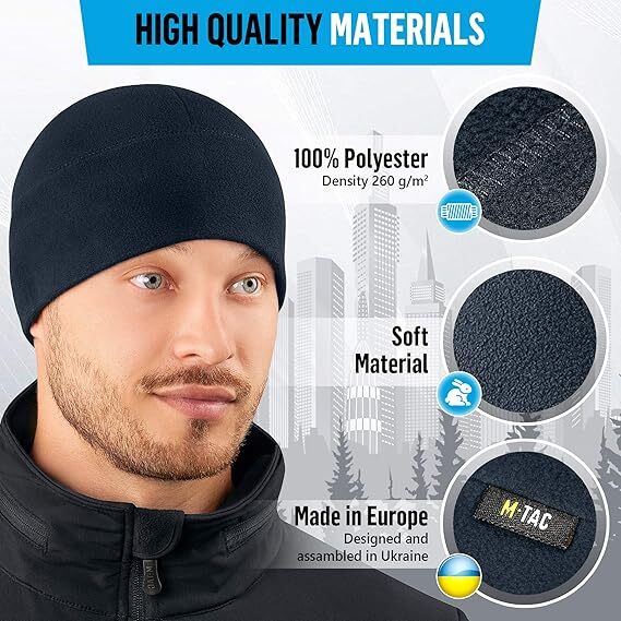 Military Tactical Skull Cap Winter Warm Fleece Windproof Ski Beanie Hats USA Lot
